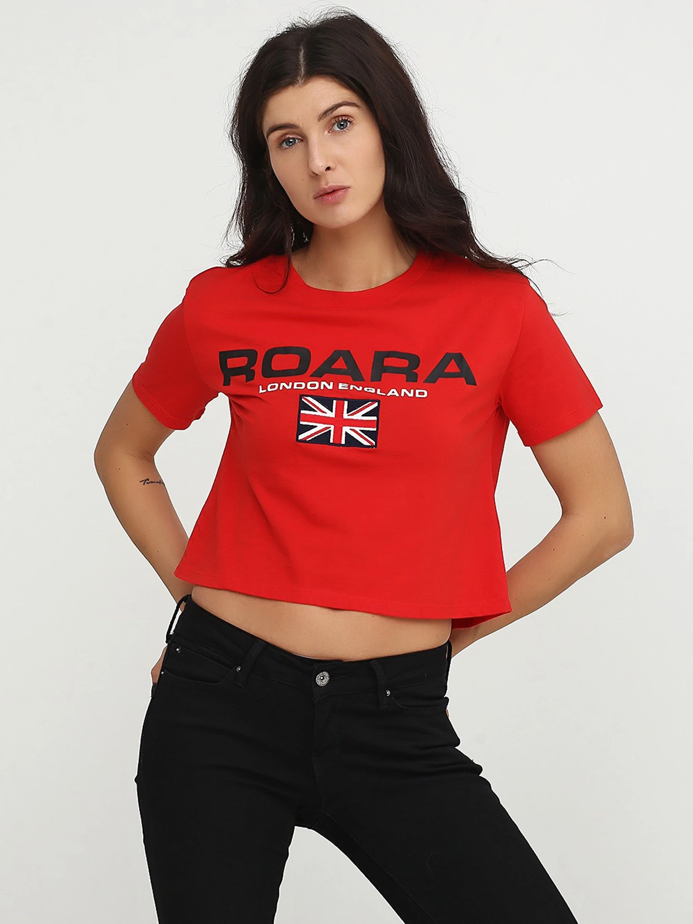 Футболки и поло H&M модель 6367797RP2_красный Фото