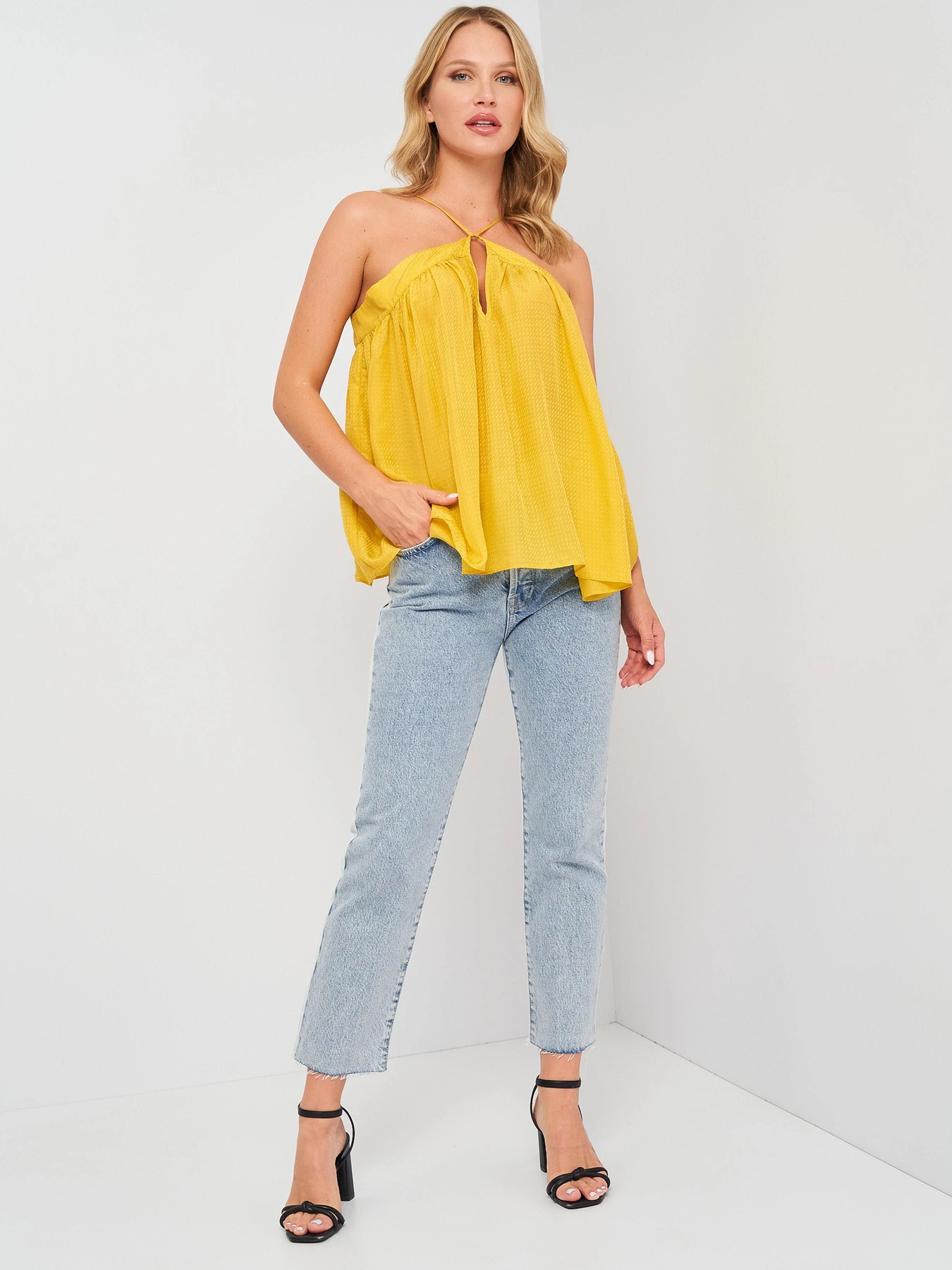 Футболки и поло H&M модель 7975369sm_темно-желтый Фото
