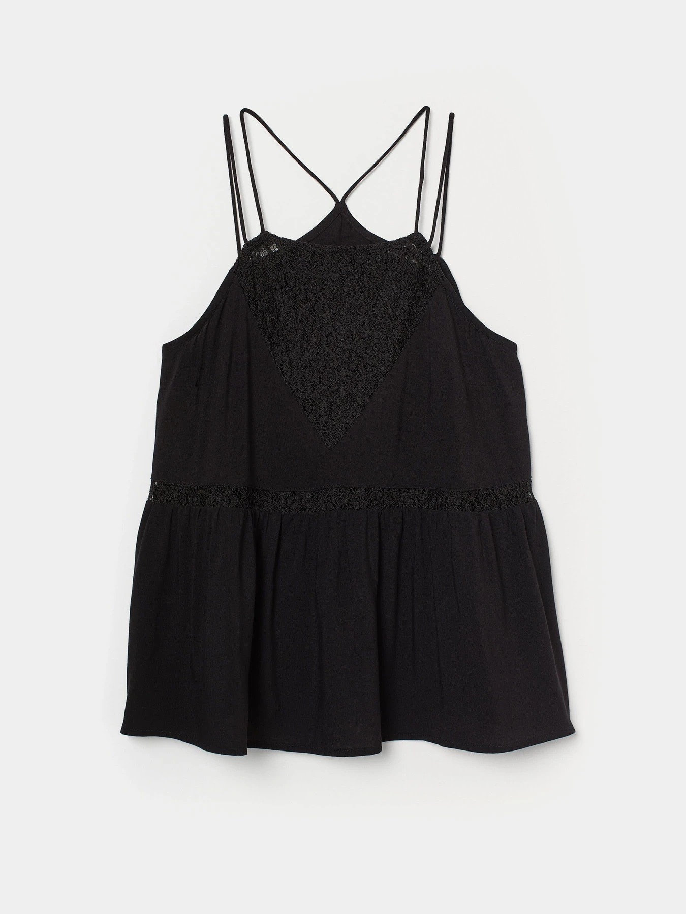 Футболки и поло H&M модель 7538520RP5_черный Фото