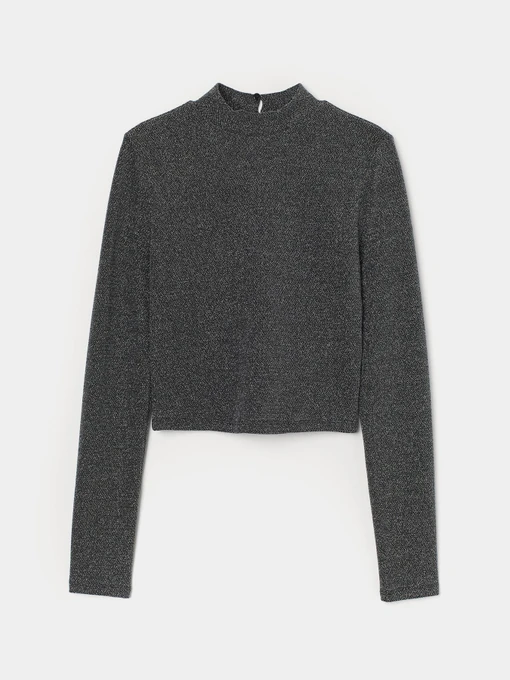 Футболки и поло H&M модель 9314442bar_Серебристый Фото
