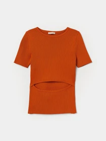 Футболки и поло H&M модель 8149560log_Оранжевый Фото