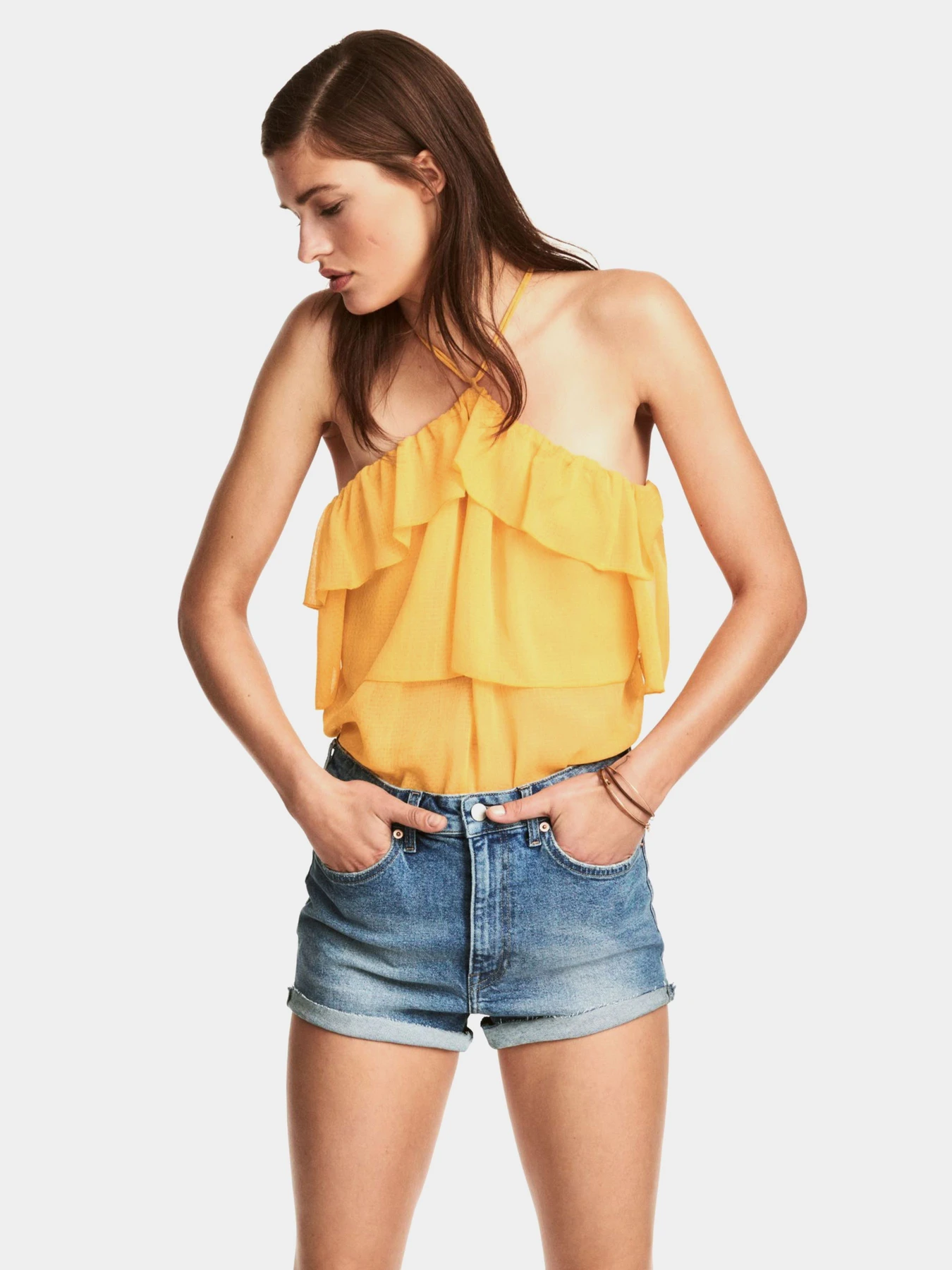 Футболки і поло H&M модель 4978065abr_Оранжевый Фото
