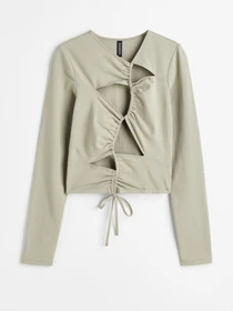 Футболки и поло H&M модель 1095615arl_Хаки светлый Фото