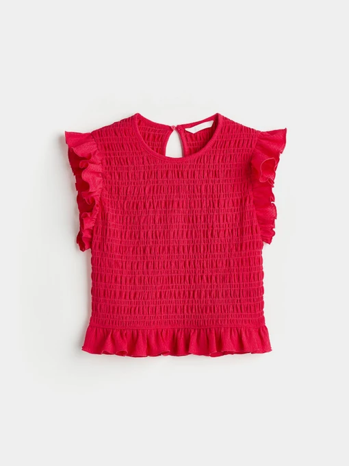 Футболки і поло H&M модель 1123709arl_Малиновый Фото