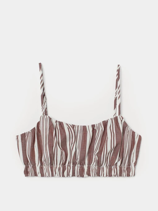 Футболки и поло H&M модель 991007arl_Бело-коричневый Фото