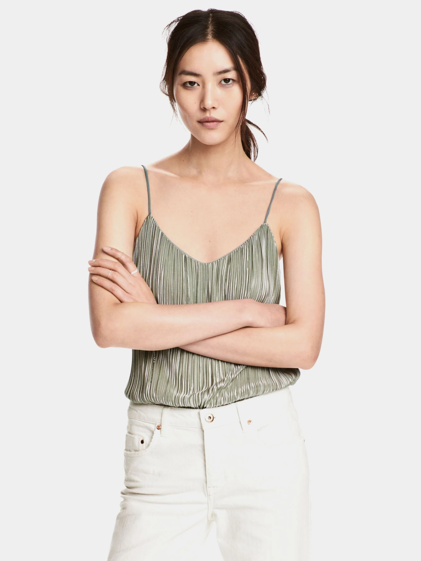 Футболки и поло H&M модель 5222835ral_Светло-зеленый Фото