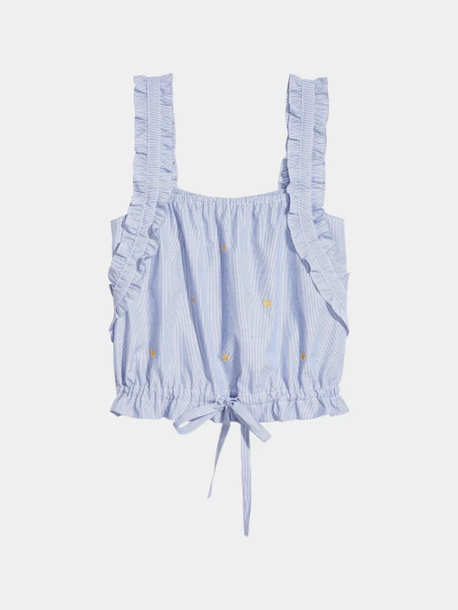 Футболки и поло H&M модель 5512026dlog_Бело-голубой Фото