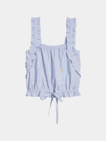 Футболки и поло H&M модель 5512026dlog_Бело-голубой Фото