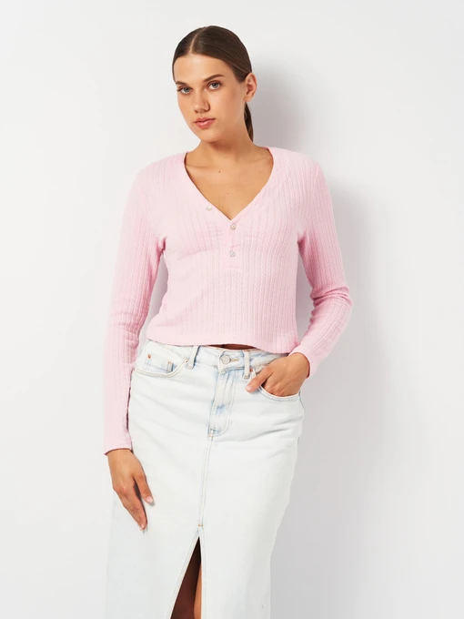 Худи и свитшоты H&M модель 2001016ral_Розовый Фото