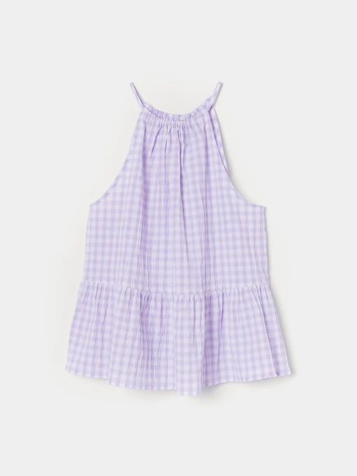 Футболки и поло H&M модель 6697108wer_Бело-фиолетовый Фото