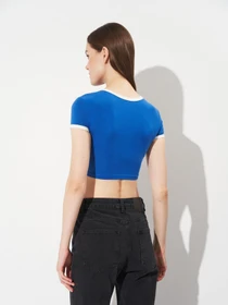 Футболки і поло H&M модель 1139626wer_Синий Фото
