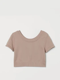 Футболки и поло H&M модель 9242843wer_Пудровый Фото