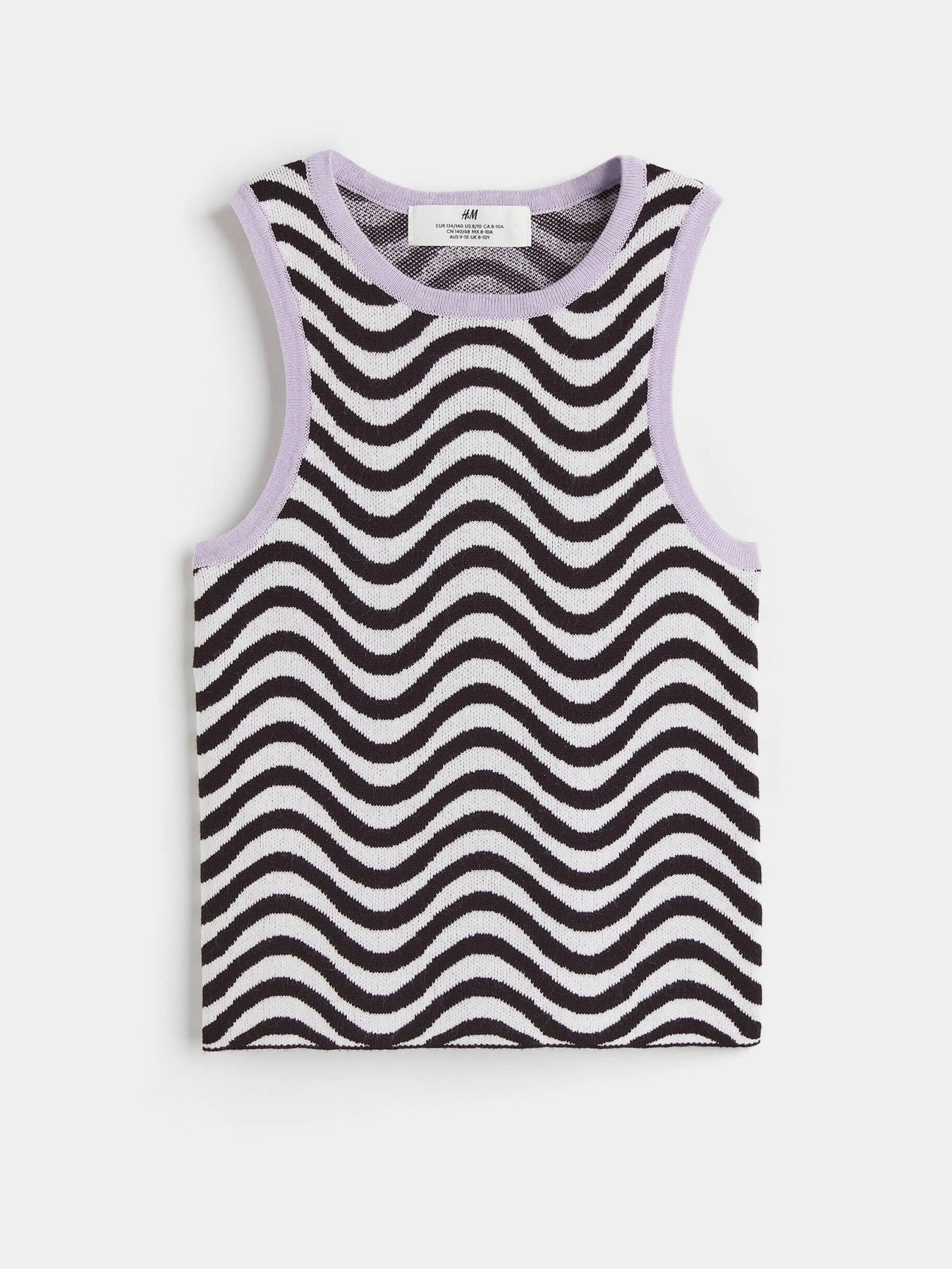 Футболки и поло H&M модель 10282460kwer_Бело-черный Фото