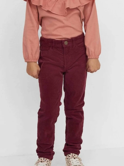 Брюки H&M модель 10120064kwer_Бордовый Фото
