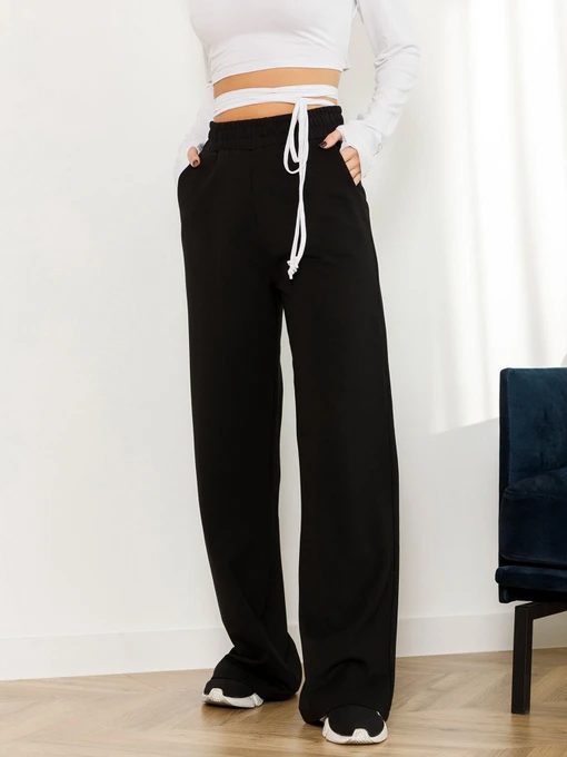 Брюки ISSA Plus модель 12996_black Фото