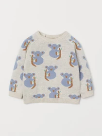 Худи и свитшоты H&M модель 8200481kwer_Светло-бежевый Фото