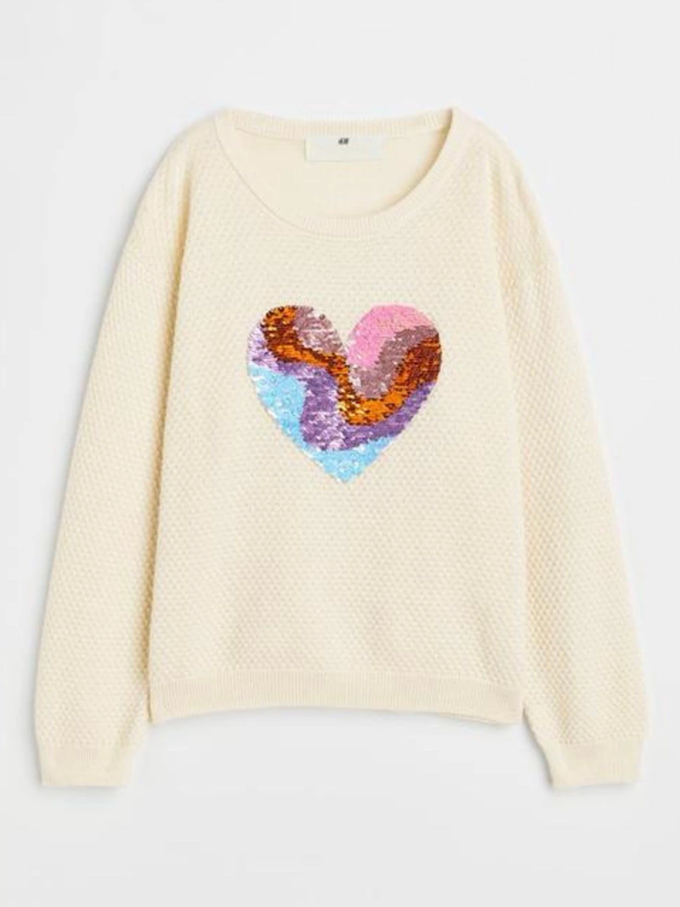 Худи и свитшоты H&M модель 9263346kwer_Молочный Фото