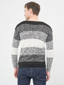 Худи и свитшоты H&M модель 1102020wt_черно-белый мергель Фото