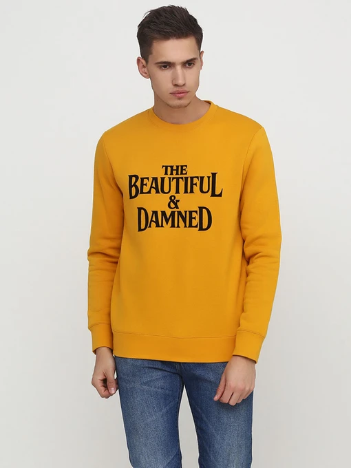 Худі та світшоти H&M модель 6233367RP2_горчичный Фото