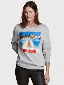 Худі та світшоти H&M модель 4104364dm_серый меланж с принтом Фото