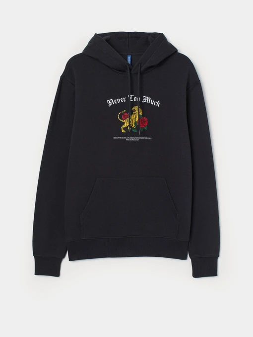 Худі та світшоти H&M модель 7387132wer_Черный Фото