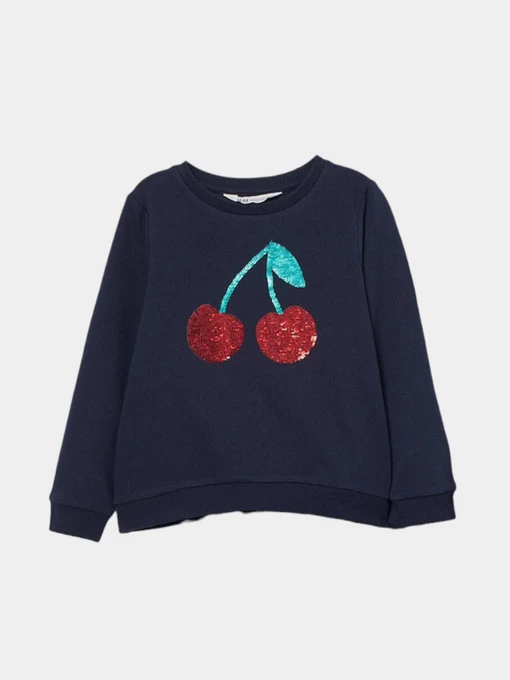 Худі та світшоти H&M модель 8307890kwer_Темно-синий Фото