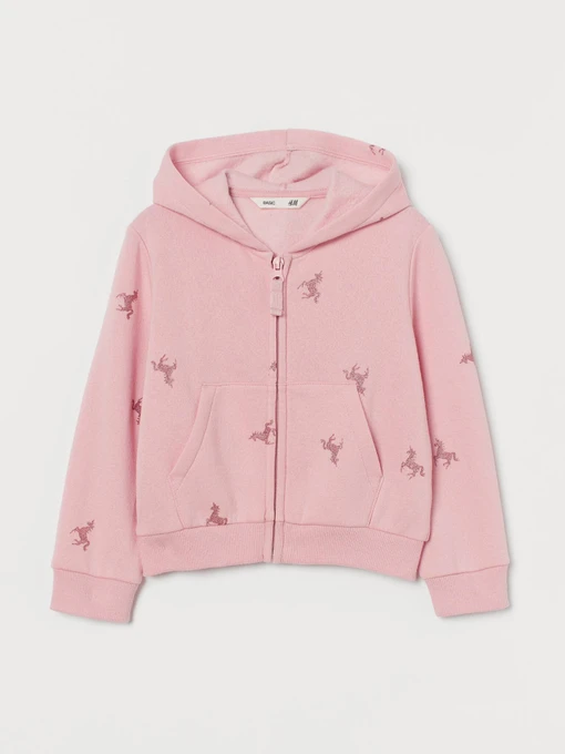 Худі та світшоти H&M модель 8405063kwer_Светло-розовый Фото