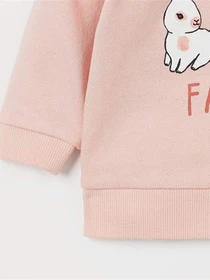 Худи и свитшоты H&M модель 8730932kwer_Светло-розовый Фото