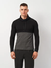 Худи и свитшоты H&M модель 5553012ral_Черно-серый Фото