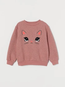 Худи и свитшоты H&M модель 8705182kwer_Пудровый Фото