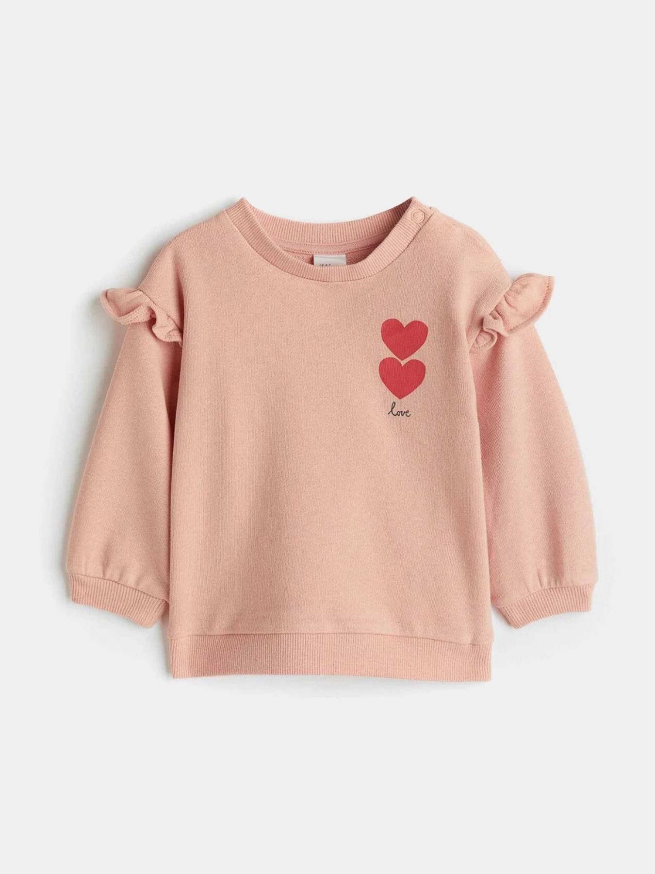 Худи и свитшоты H&M модель 9281355kwer_Пудровый Фото