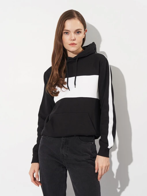 Худі та світшоти H&M модель 7344612wer_Черно-белый Фото