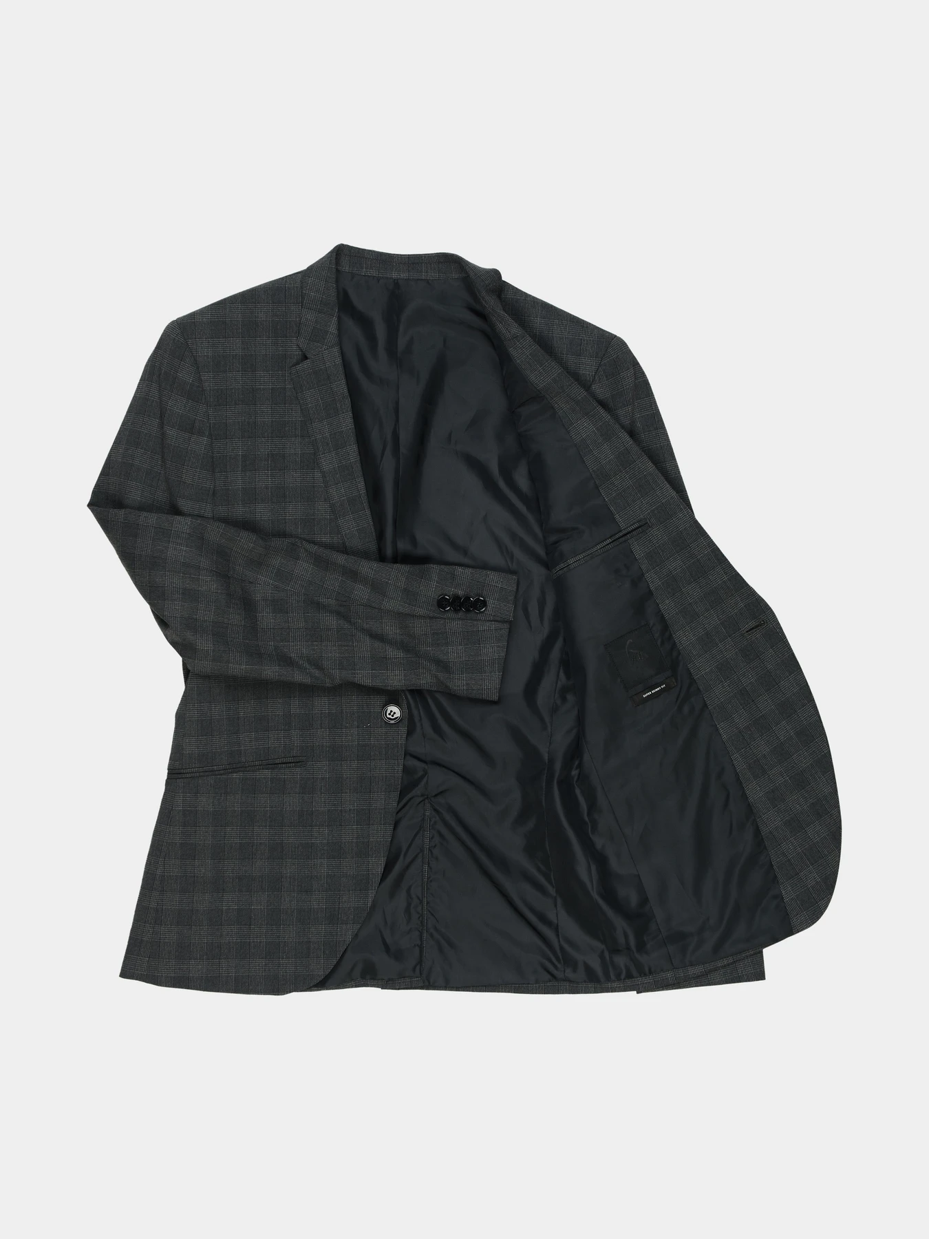 Піджаки H&M модель 7139910sm_темно-серый в клетку Фото