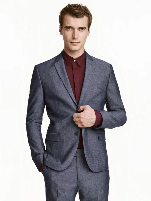 Пиджаки H&M модель 3295763sdm_Синий Фото