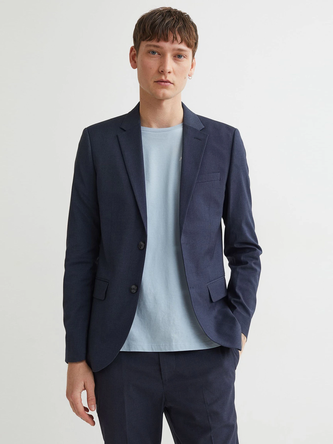 Пиджаки H&M модель 1310223abr_Темно-синий Фото