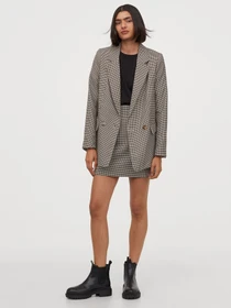 Пиджаки H&M модель 8987132wer_светло-бежевый с узором Фото