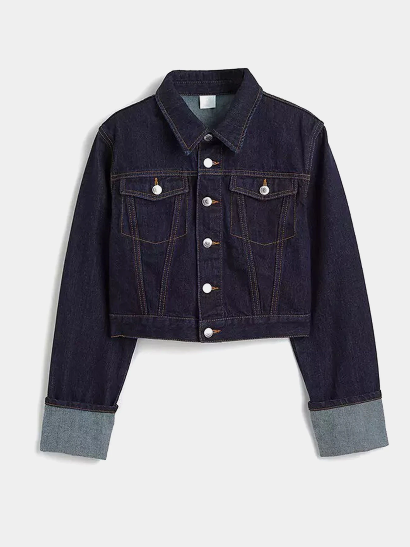 Куртки и дубленки H&M модель 1051893ral_Темно-синий Фото