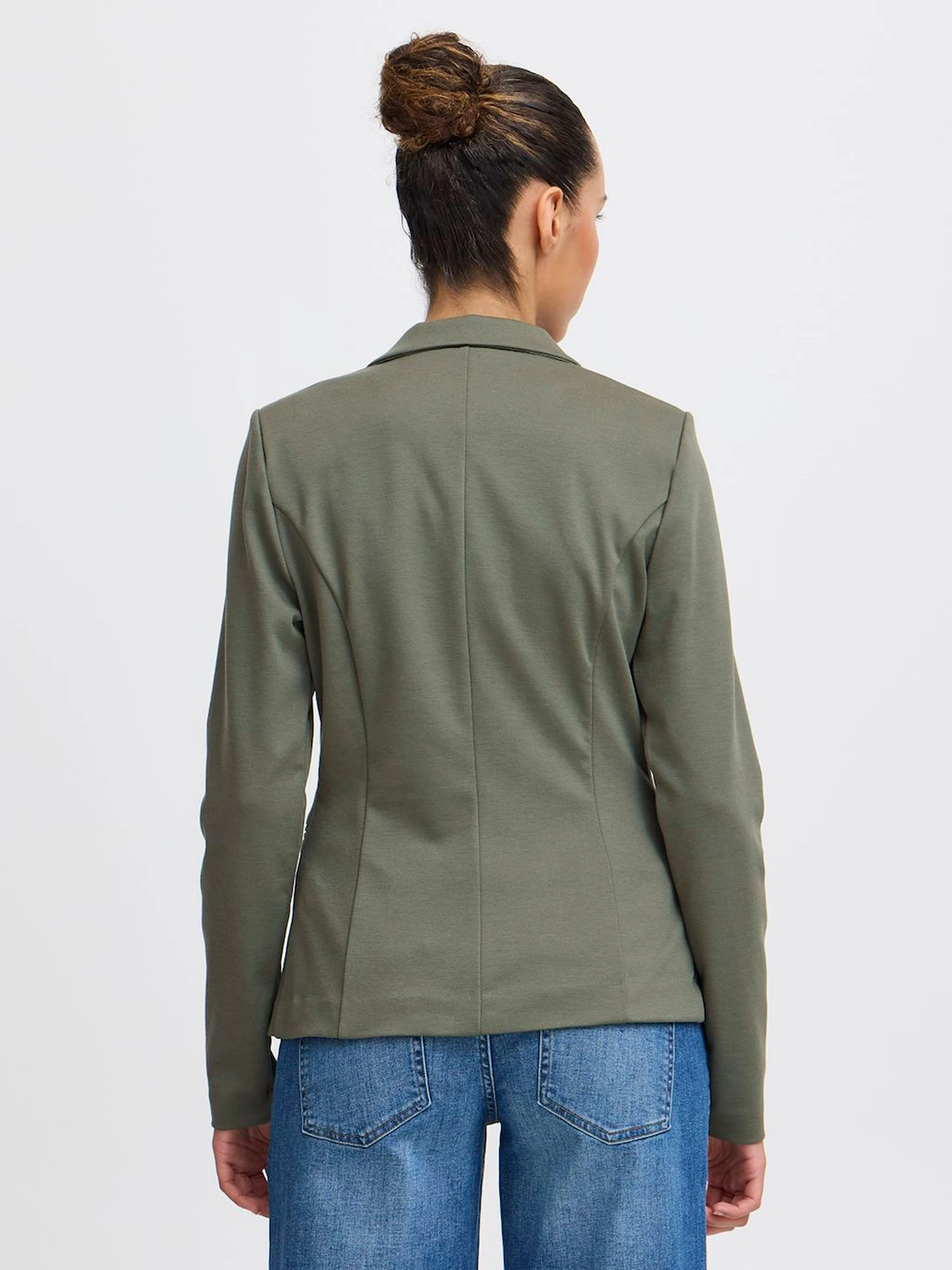 Пиджаки H&M модель 1523657wer_Зеленый приглушенный Фото
