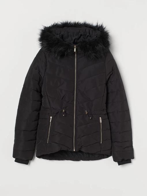 Куртки и дубленки H&M модель 8721222wtr_Черный Фото