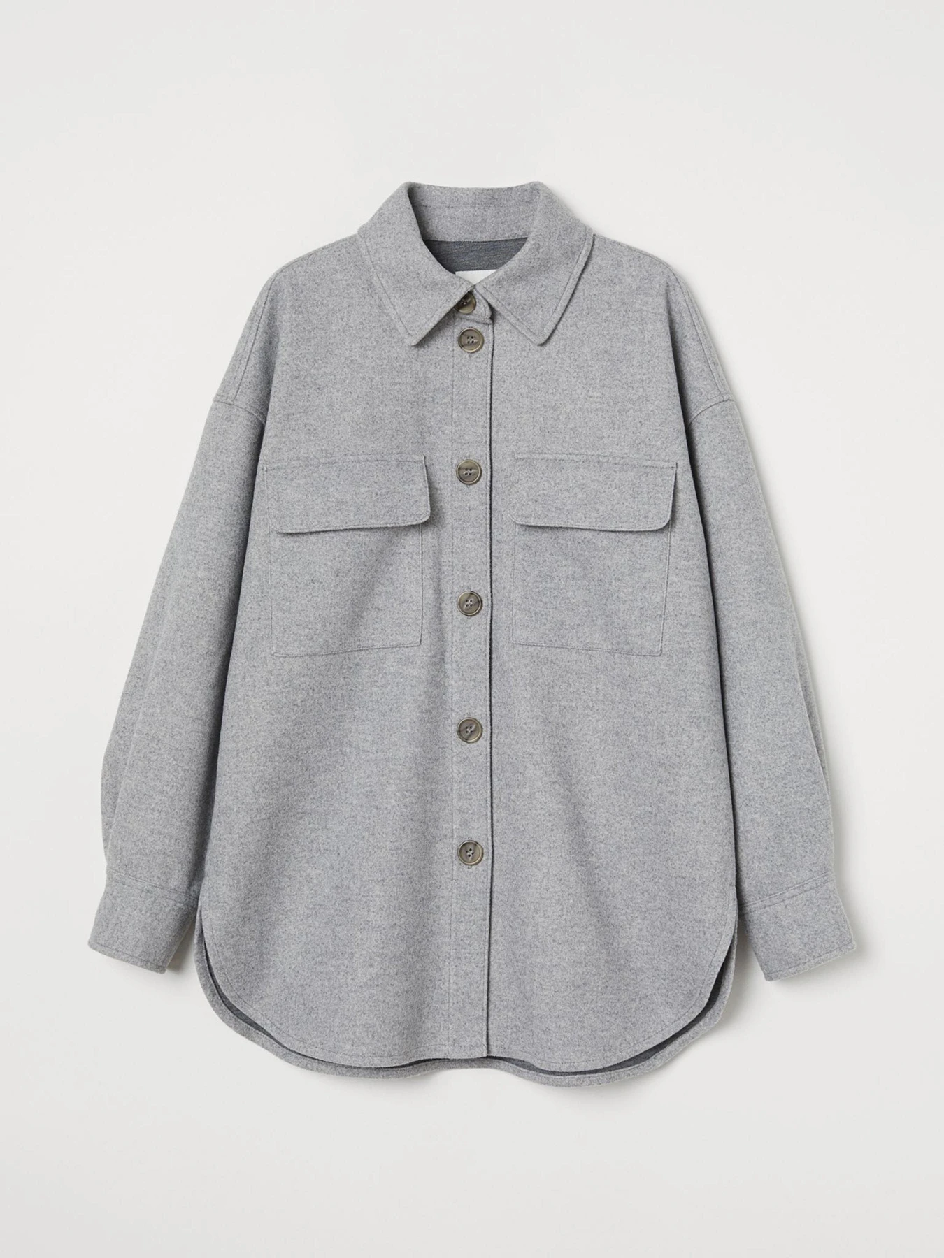 Куртки и дубленки H&M модель 9406953wtr_Серый Фото