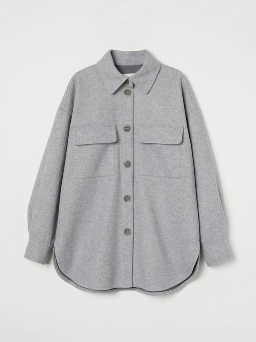 Куртки и дубленки H&M модель 9406953wtr_Серый Фото