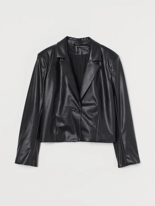 Куртки и дубленки H&M модель 8710042bar_Черный Фото