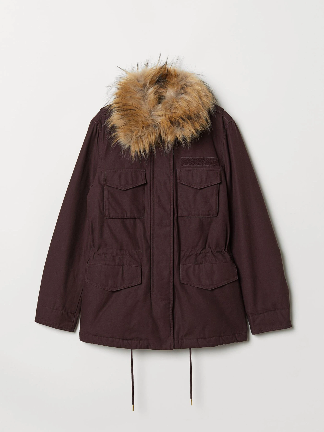 Куртки и дубленки H&M модель 6594538dlog_Сливовый Фото