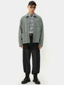 Куртки и дубленки Weekday модель 1061231ral_Серо-зеленый Фото
