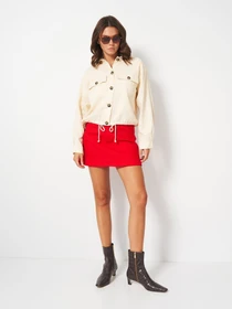 Куртки и дубленки H&M модель 2256451wer_Молочный Фото
