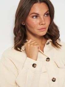 Куртки и дубленки H&M модель 2256451wer_Молочный Фото