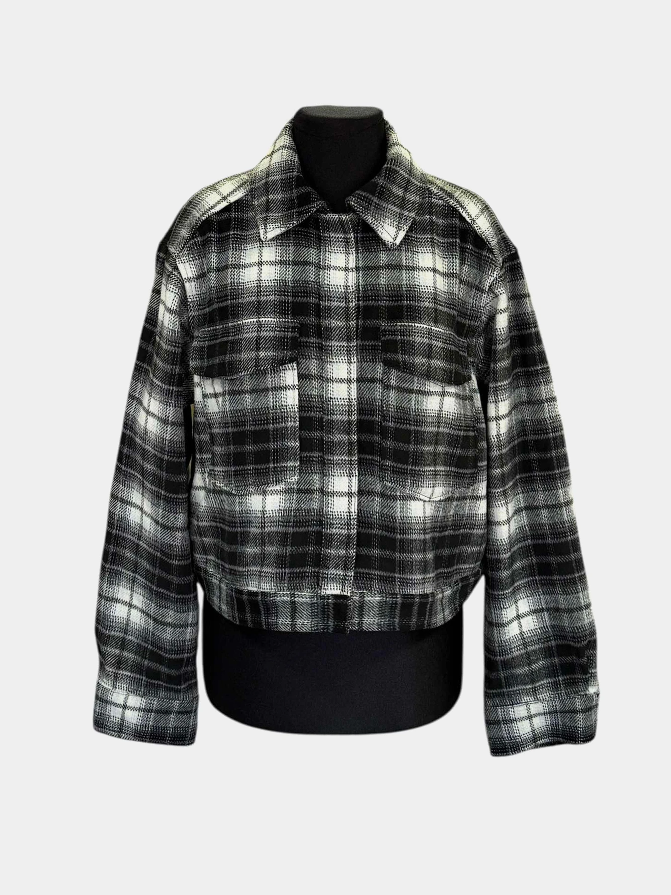 Куртки та дублянки H&M модель 5858421wer_Черно-белый Фото