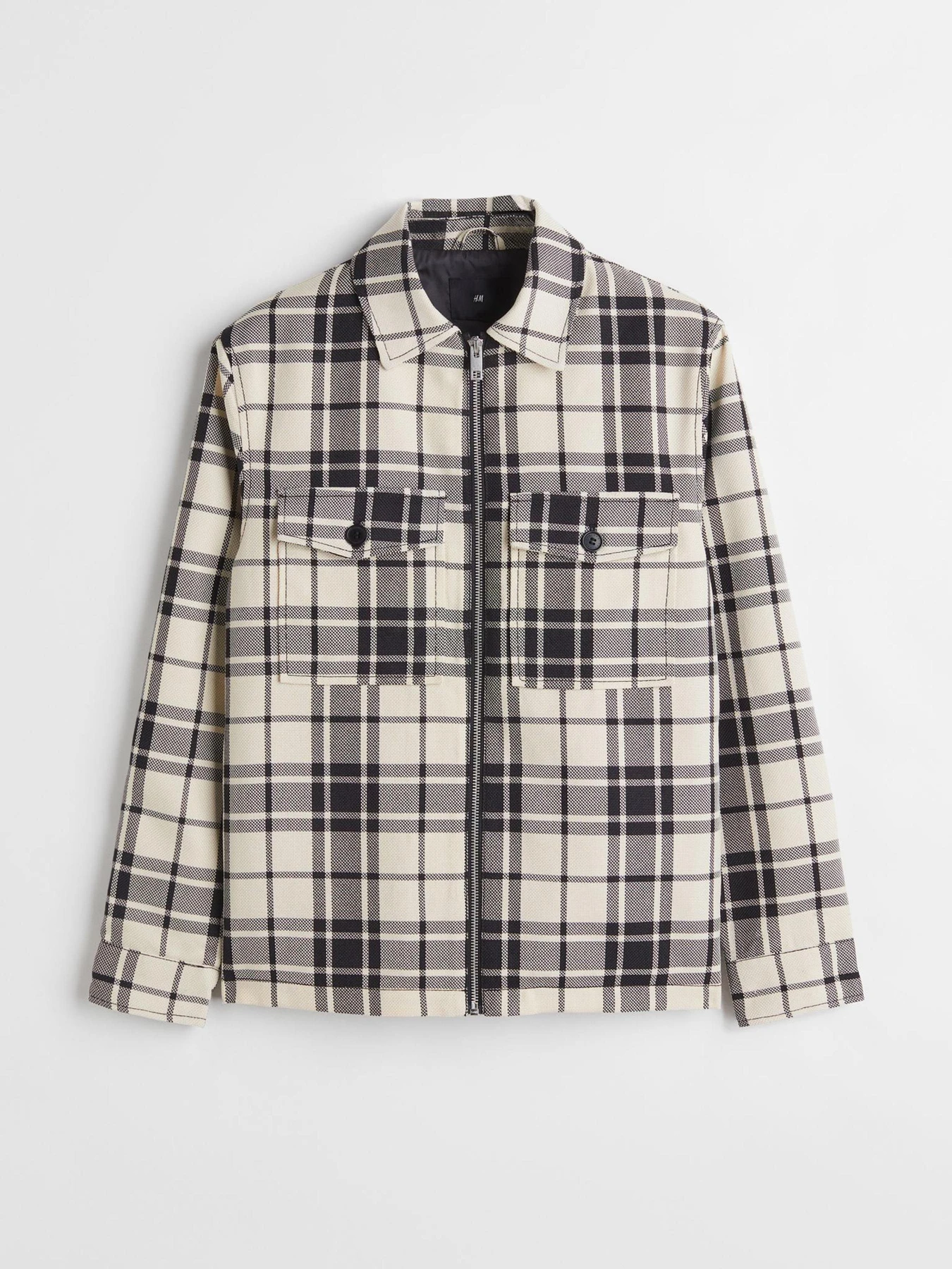 Куртки та дублянки H&M модель 9444133ral_Молочно-черный Фото