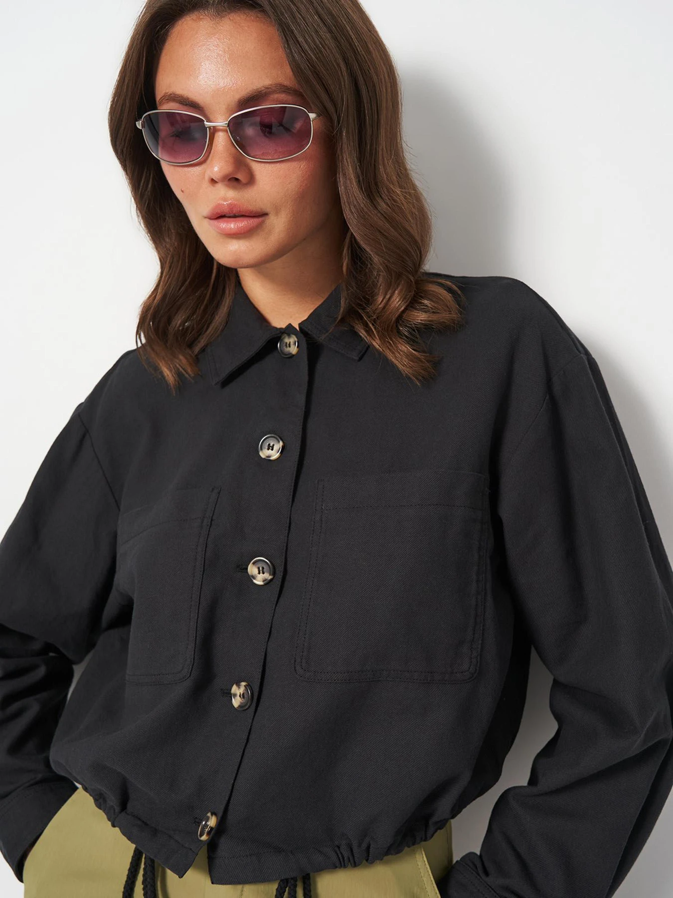 Куртки и дубленки H&M модель 2256451wer_Черный Фото