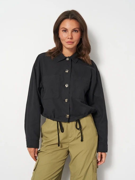 Куртки и дубленки H&M модель 2256451wer_Черный Фото